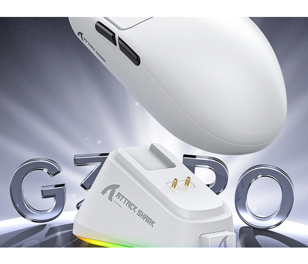 Attack Shark G3 PRO PAW3311 biała ze stacją ładującą - 1545131 - zdjęcie 6